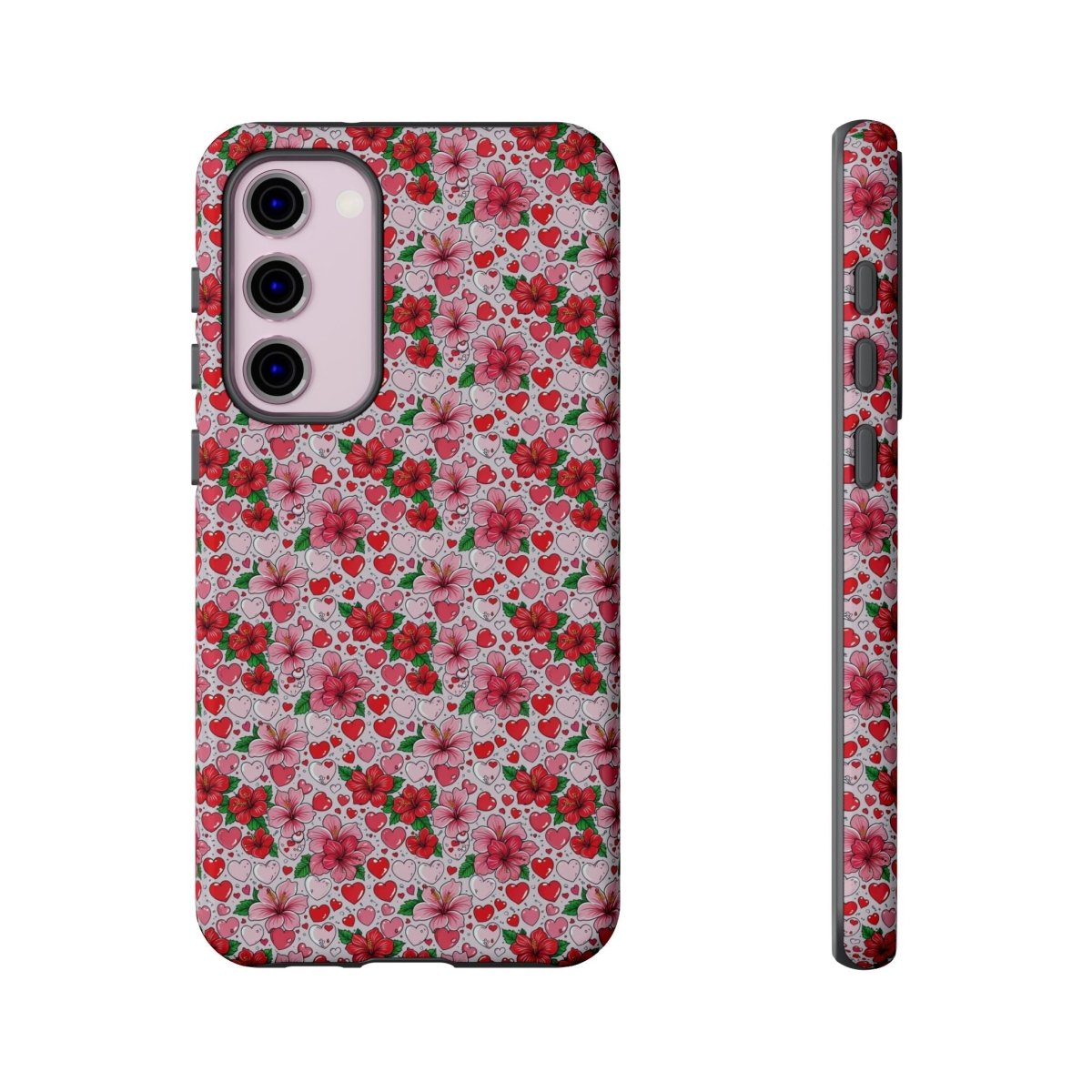 Samsung Galaxy S25 tough phone case by WOYC with Love & Aute design, glossy finish, durable protective cover for AU, NZ, and USA.