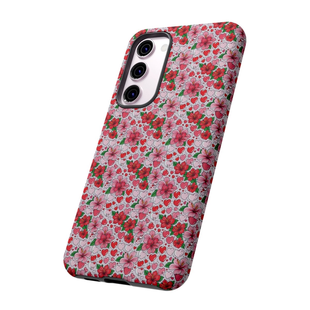 Samsung Galaxy S25 tough phone case by WOYC with Love & Aute design, glossy finish, suitable for AU, NZ, and USA markets.