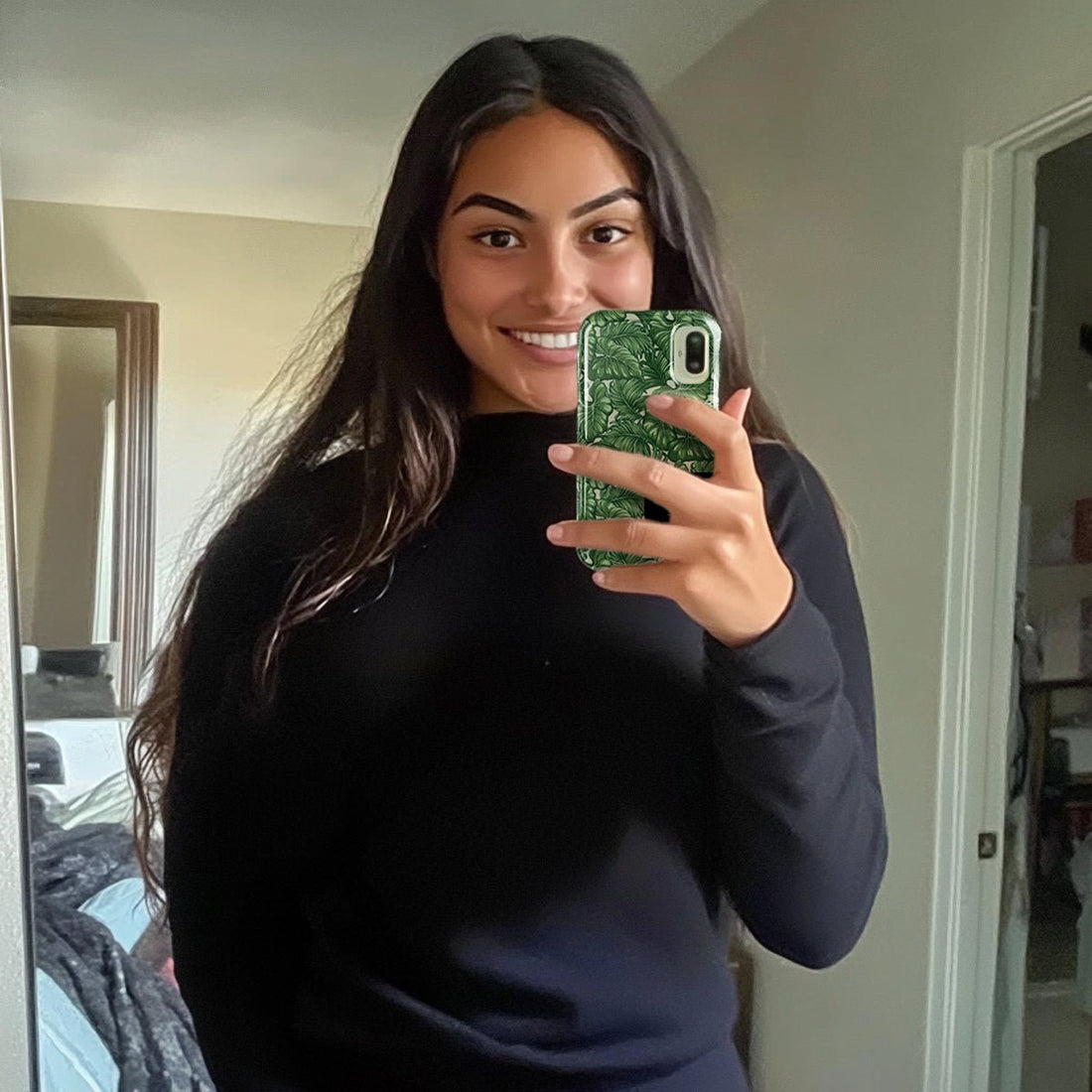 Samsung Galaxy S25 tough phone case by WOYC, glossy Saoluafata Canopy design, rugged protective phone case for AU/NZ/USA.