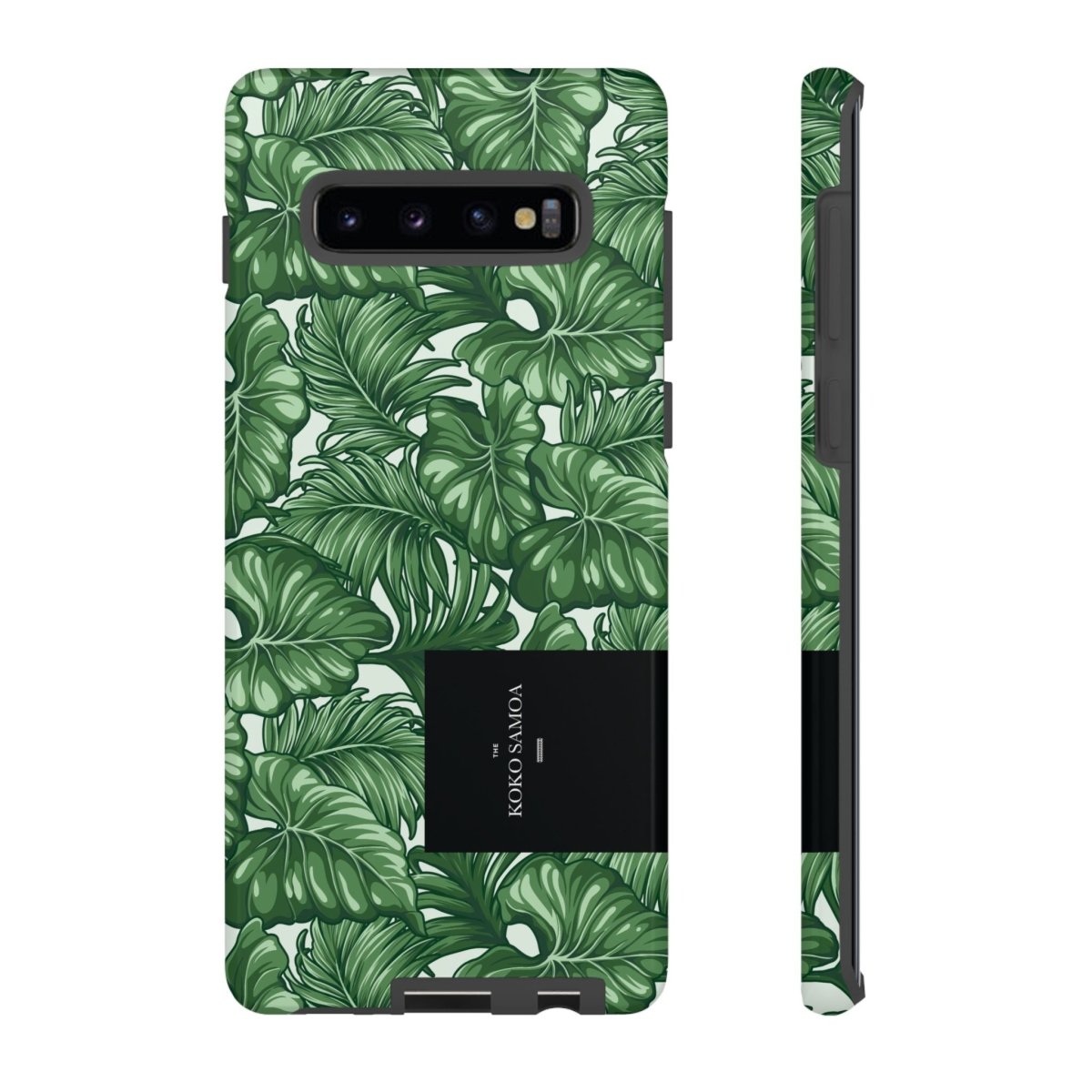 Samsung Galaxy S25 tough phone case by WOYC, glossy Saoluafata Canopy design, durable protective cover for AU, NZ, and US markets.