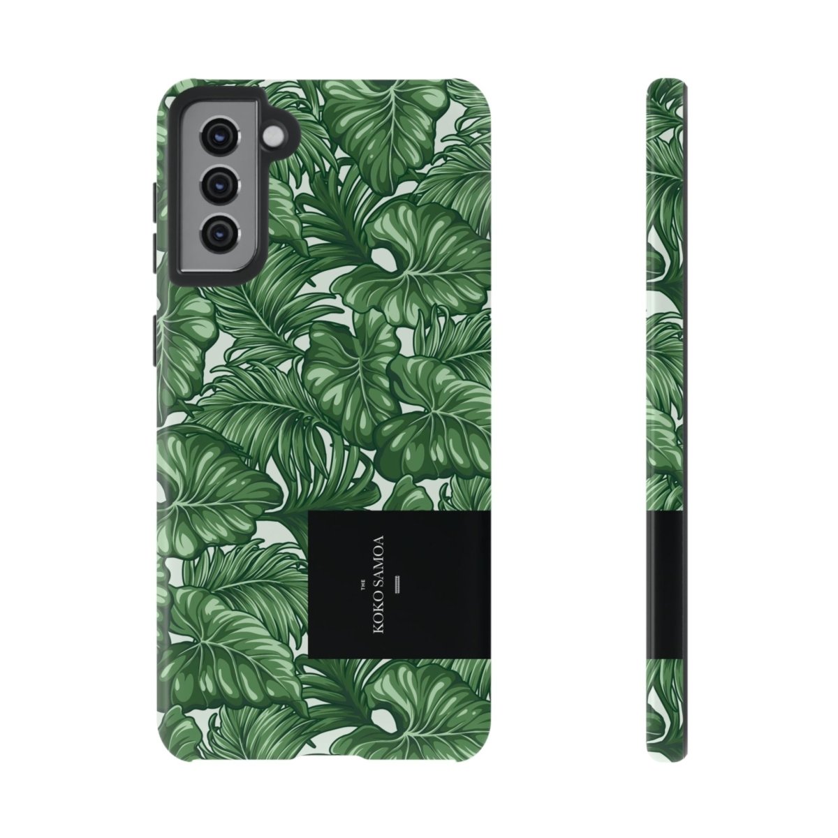 Samsung Galaxy S25 tough phone case by WOYC, glossy Saoluafata Canopy design, durable phone protection for AU, NZ, and USA.