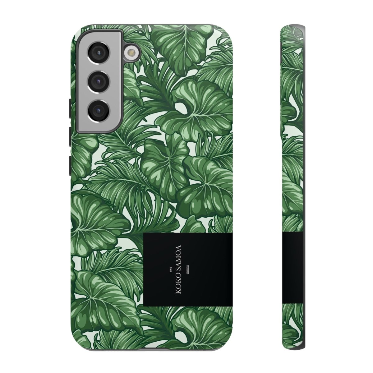 Samsung Galaxy S25 tough phone case by WOYC, glossy Saoluafata Canopy design, durable protective cover for AU, NZ, and USA markets.