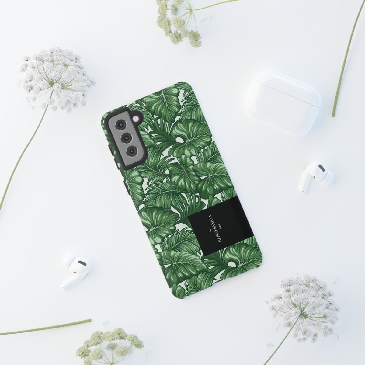 Samsung Galaxy S25 tough phone case by WOYC, Saoluafata Canopy design, glossy finish, durable protective cover for AU/NZ/USA.