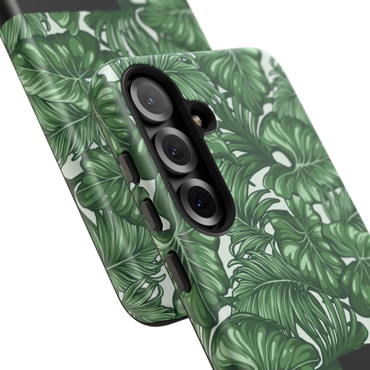 Samsung Galaxy S25 tough phone case by WOYC, glossy Saoluafata Canopy design, durable protection for AU, NZ, and USA markets.