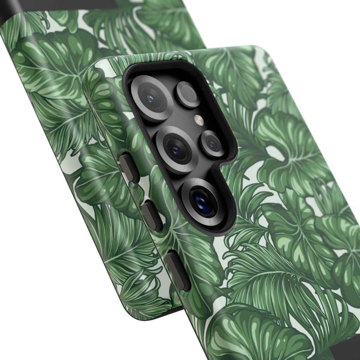 Samsung Galaxy S25 tough phone case by WOYC, glossy Saoluafata Canopy design, durable protective case for AU, NZ, and USA markets