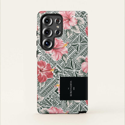 Samsung Tough Phone Case - Solosolo Blooms - AU/NZ/USA - The Koko Samoa