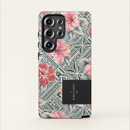 Samsung Tough Phone Case - Solosolo Blooms - AU/NZ/USA - The Koko Samoa