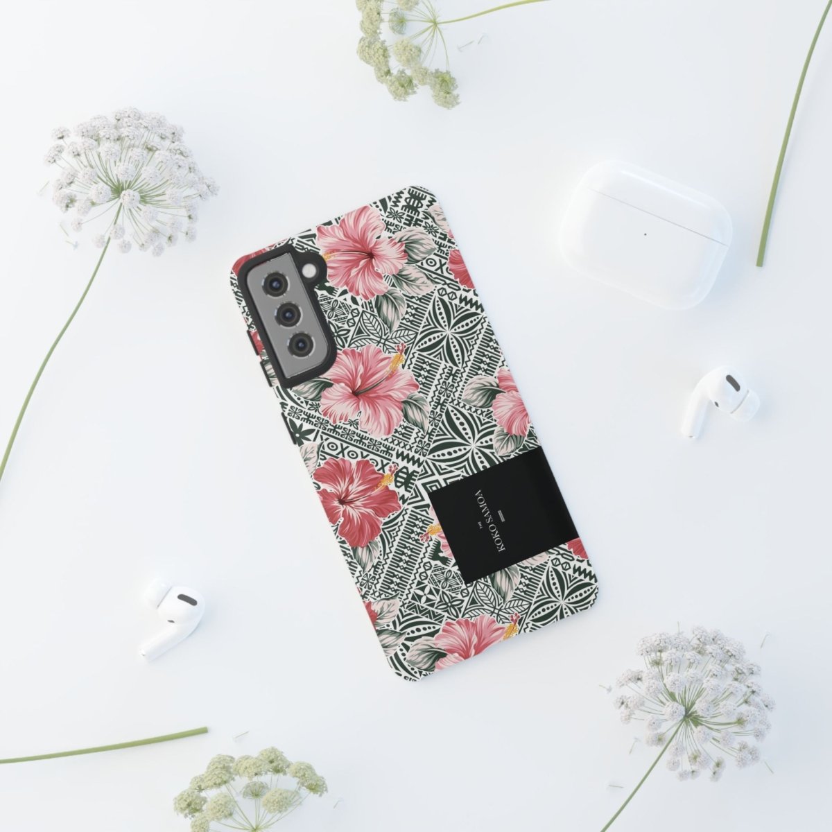 Samsung Tough Phone Case - Solosolo Blooms - AU/NZ/USA - The Koko Samoa