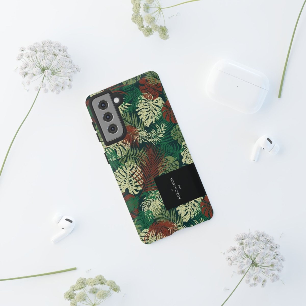 Samsung Tough Phone Case - Tafatafa Greens - AU/NZ/USA - The Koko Samoa