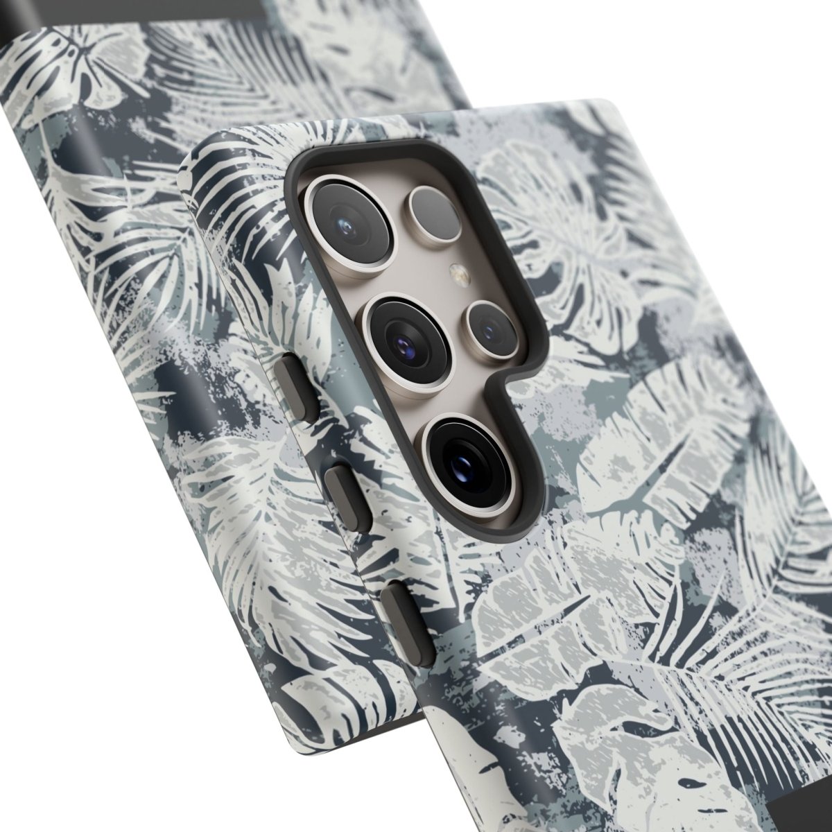 Samsung Galaxy S25 tough phone case by WOYC in Tiavi Mist with glossy finish, designed for durability and protection.