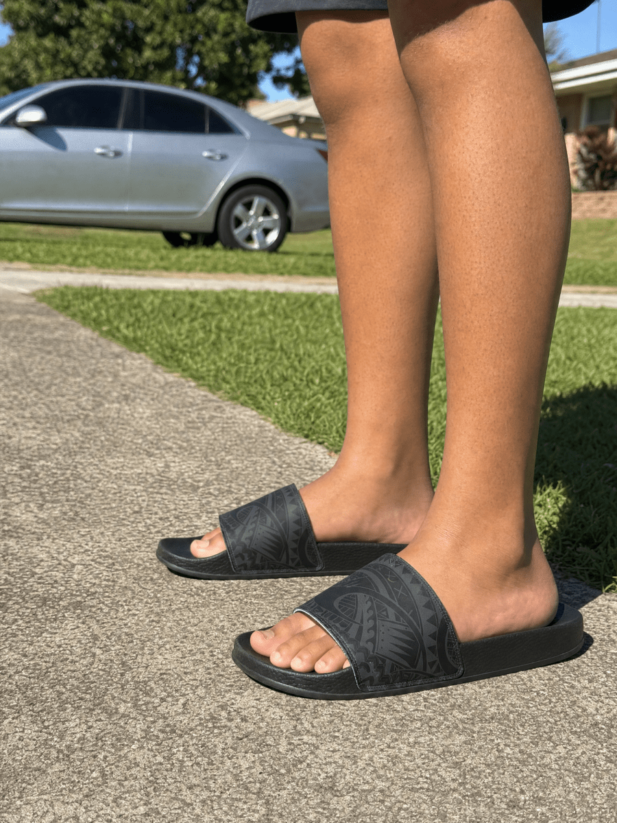 Youth Slide Sandals - Warrior - The Koko Samoa